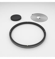 37W Circular SPACE VENUS LED Pendant Light in Black 60cm - LED Pendant