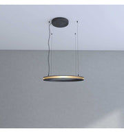 37W Circular SPACE VENUS LED Pendant Light in Black 60cm - LED Pendant