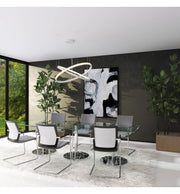 37W Circular SPACE VENUS LED Pendant Light in White 60cm - LED Pendant