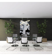 77W Circular SPACE VENUS LED Pendant Light in White 120cm - LED Pendant