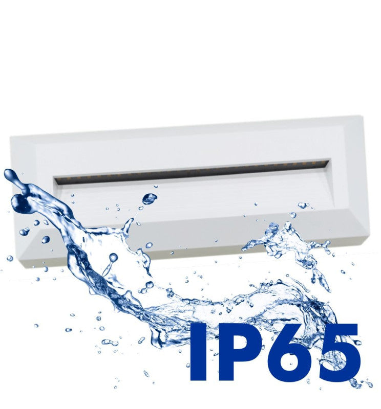 6W KOUVOLA LED Wall Light in White IP65 3 CCT - LED Wall light