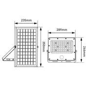 LED Solar Floodlight 1600Lm with PIR Motion Sensor and Remote Control 4000K IP65 - Flood & Spot Lights - Solar Lighting