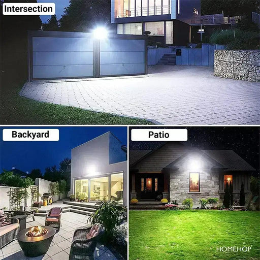 LED Solar Floodlight 1600Lm with PIR Motion Sensor and Remote Control 4000K IP65 - Flood & Spot Lights - Solar Lighting