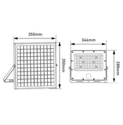 LED Solar Floodlight 3200Lm with PIR Motion Sensor and Remote Control 4000K IP65 - Flood & Spot Lights - Solar Lighting