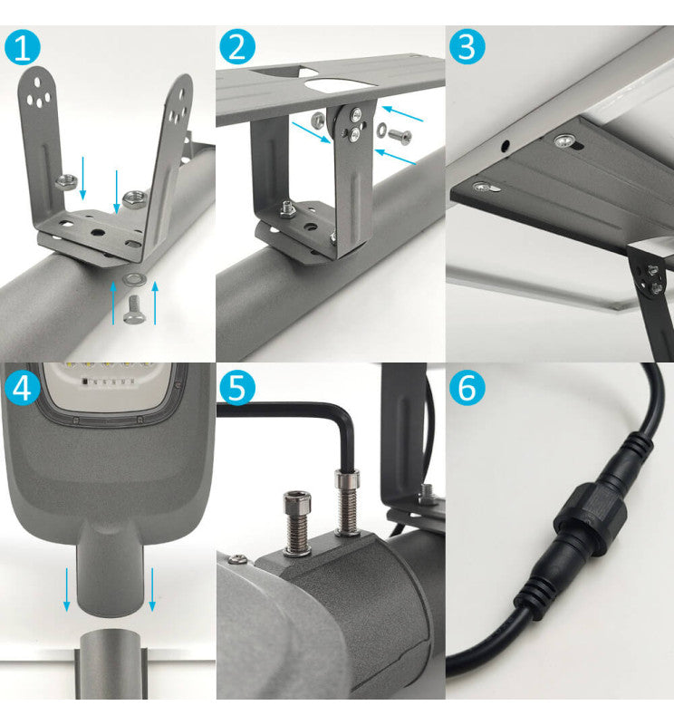 LED Solar Street Light SUNLIGHT PRO400 160 Lm/W with Remote Control 6500K