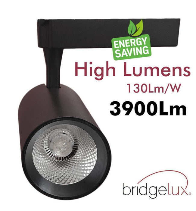 30W Single Phase PARMA LED Spotlight Black 3 CCT