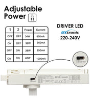 40W to 34W Single Phase NEW MAYA LED Spotlight White 3 CCT - LED Tracking Light