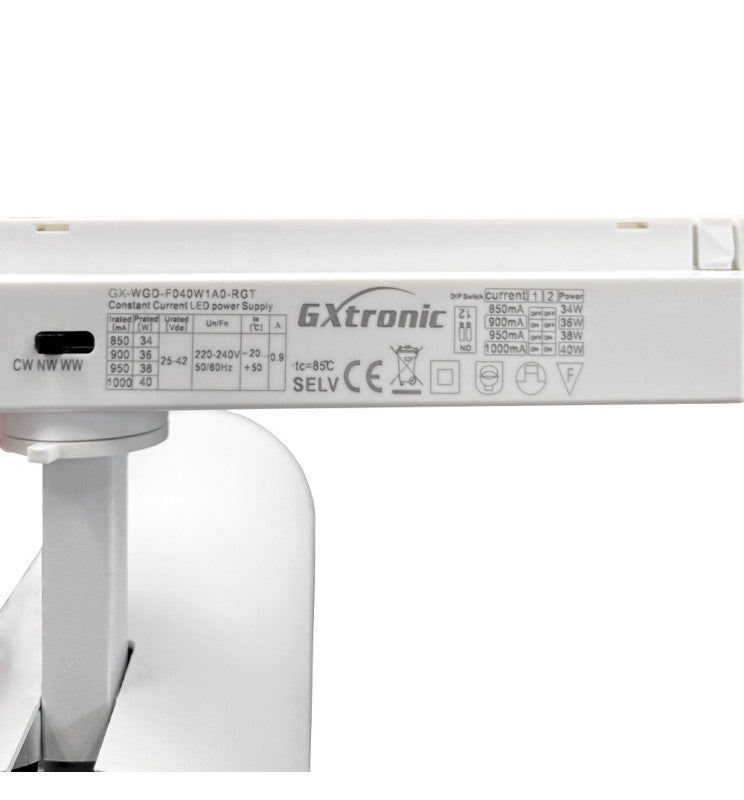 40W to 34W Single Phase NEW MAYA LED Spotlight White 3 CCT - LED Tracking Light