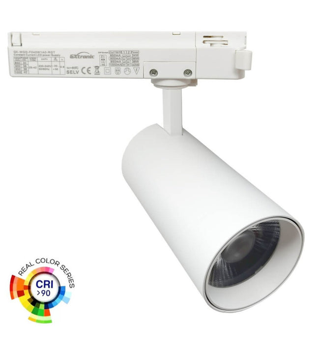 40W-34W Single-Phase LED Spotlight NEW MAYA White CCT - CRI+92 - UGR13