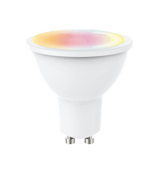 8W LED GU10 Bulb RGB+3000K 110º with Remote Control