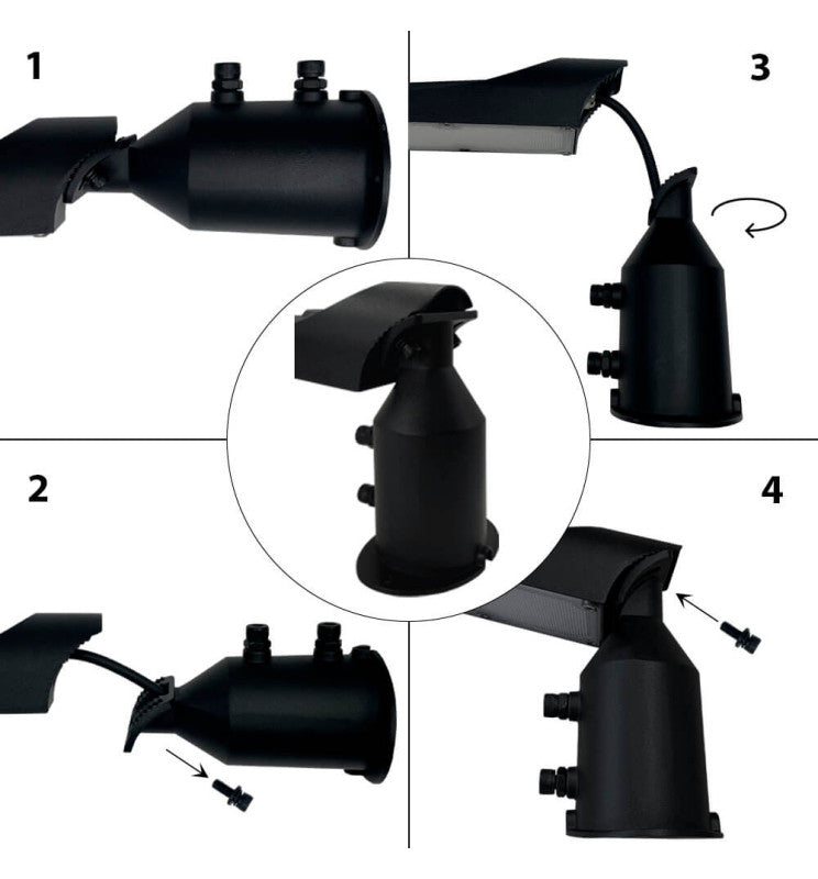 50W AREA FLEX LED Streetlight with OSRAM Chip 4000K