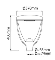 40W Modern LED Streetlight CONIC with BRIDGELUX Chip - LED Streetlight