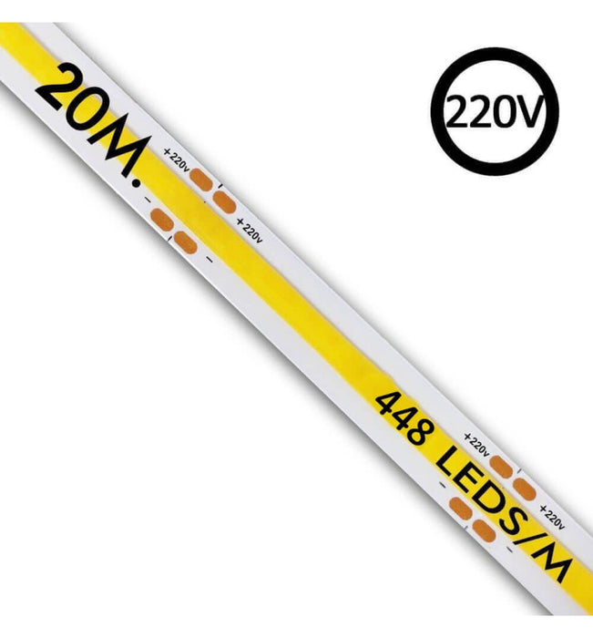 LED Strip COB 220V 20m oil 448 LEDm 1200LmM 14Wm IP67