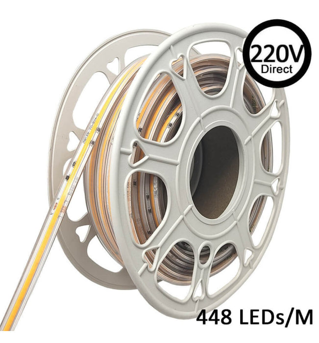 LED Strip COB 220V 20m oil 448 LEDm 1200LmM 14Wm IP67