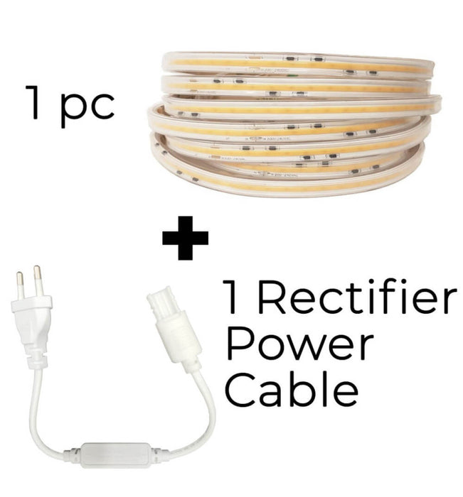 LED COB Strip 220V 50m Roll 320 LEDm 800Lm 10Wm IP65