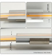 24V LED COB Strip 480 LED/m 1200Lm/M 12W/M CRI90 IP67 - 30m - LED Strip