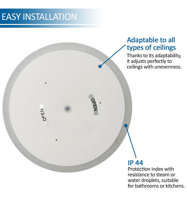 20W LED Surface mounted ceiling light 4000K with Lumileds chips IP44