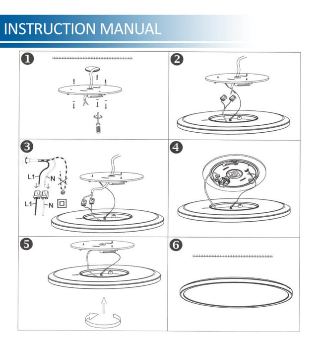 20W LED Surface mounted ceiling light 4000K with Lumileds chips IP44