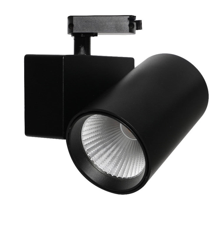 40W Single Phase MADRID LED Track Light Black
