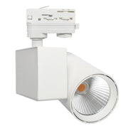 40W 3 Phase MADRID LED Track Light White 4000K - LED Tracking Light