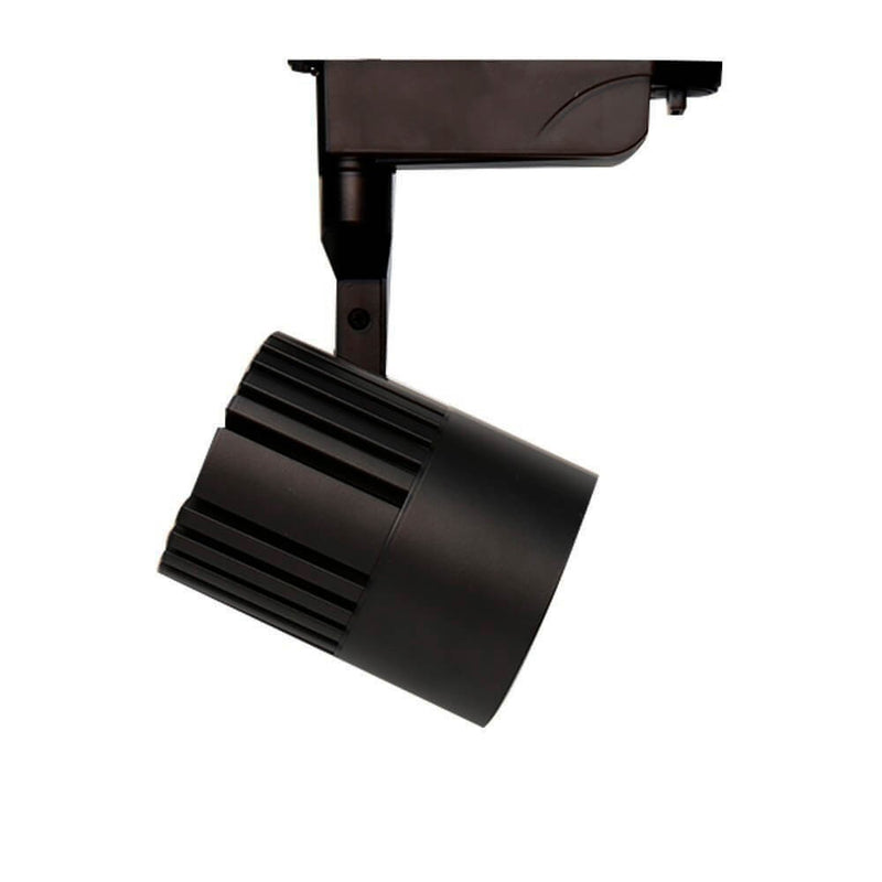40W Single Phase PISA LED Track Light in Black 4000K - LED Tracking Light