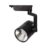 40W Single Phase PISA LED Track Light in Black 4000K - LED Tracking Light
