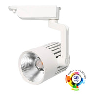 40W Single Phase PISA LED Track Light in White 4000K - LED Tracking Light