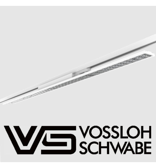 66W Power Adjustable Linear LED Tracklight ARENDAL White - VOSSLOH 3-PHASE 150cm 5700K