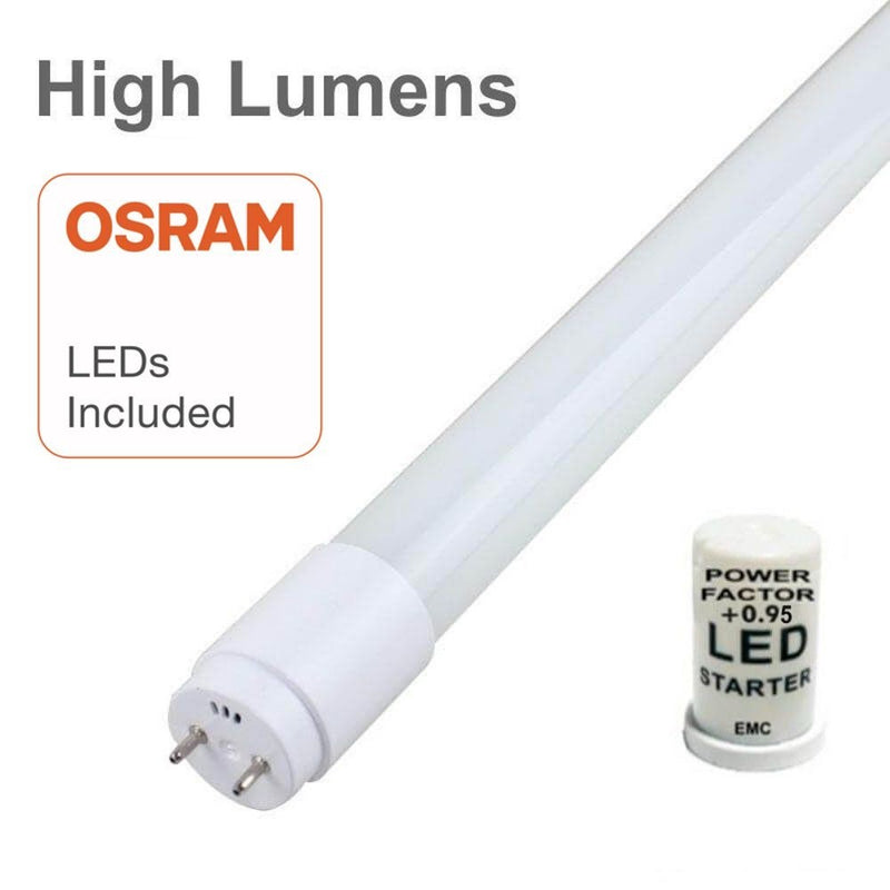13W T8 LED Tube 90cm Glass with OSRAM Chip 4000K - LED Tube