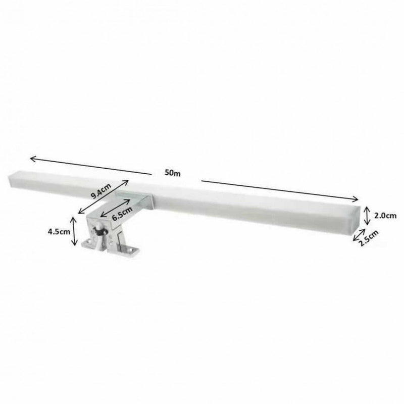 7W Chrome GRINDA LED Wall Light 4000K - LED light