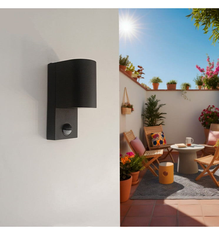 LED Wall Light for GU10 Bulb with PIR Motion Sensor IP65 - Wall Light Fixtures - Floodlights