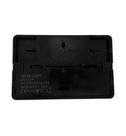 3W Rectangular LED Wall Light Black IP65 - LED Wall light