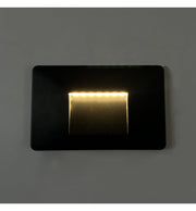 3W Rectangular LED Wall Light Black IP65 - LED Wall light