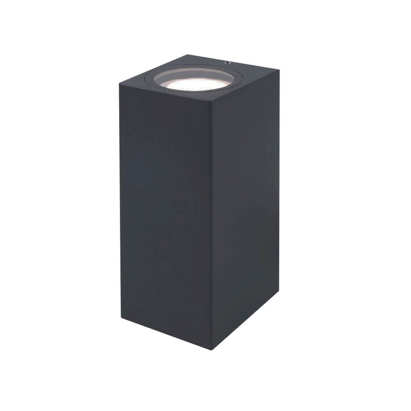 Outdoor and Indoor Cube LED Wall Light in Black - LED Wall lighting