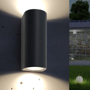 Outdoor and Indoor Round LED Wall Light in Black - LED Wall lighting
