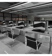 MUNICH LED Pendant Light Black 0.5m 1m 1.5m 2m - LED lineal light