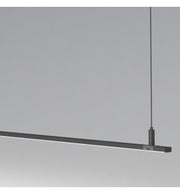 22W Linear MILANO LED Pendant Light 1.5m in Black 4000K - LED Batten