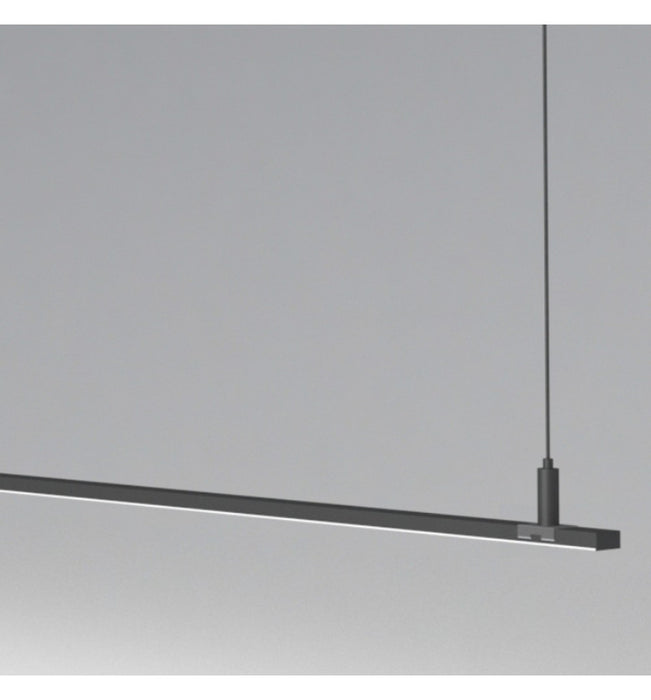 22W Linear Pendant Light MILANO Slim BLACK - 4000K - 1.5m