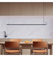 22W Linear MILANO LED Pendant Light 1.5m in Black 4000K - LED Batten