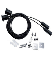 22W Linear MILANO LED Pendant Light 1.5m in Black 4000K - LED Batten