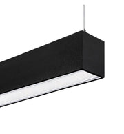 28W MUNICH Pendant LED Batten Light 1.44m in Black 4000K - STANDARD 10-20 working days - LED Batten