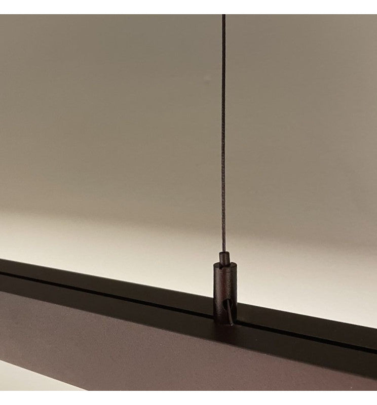 28W MUNICH Pendant LED Batten Light 1.44m in Black 4000K - STANDARD 10-20 working days - LED Batten