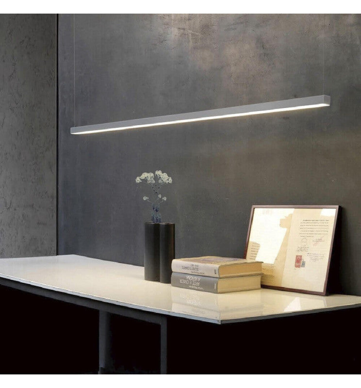 Dimmable MUNICH MINI LED Pendant Light in Silver 0.44m 0.94m 1.44m 1.94m - LED lineal light