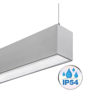 Dimmable MUNICH MINI LED Pendant Light in Silver 0.44m 0.94m 1.44m 1.94m - LED lineal light