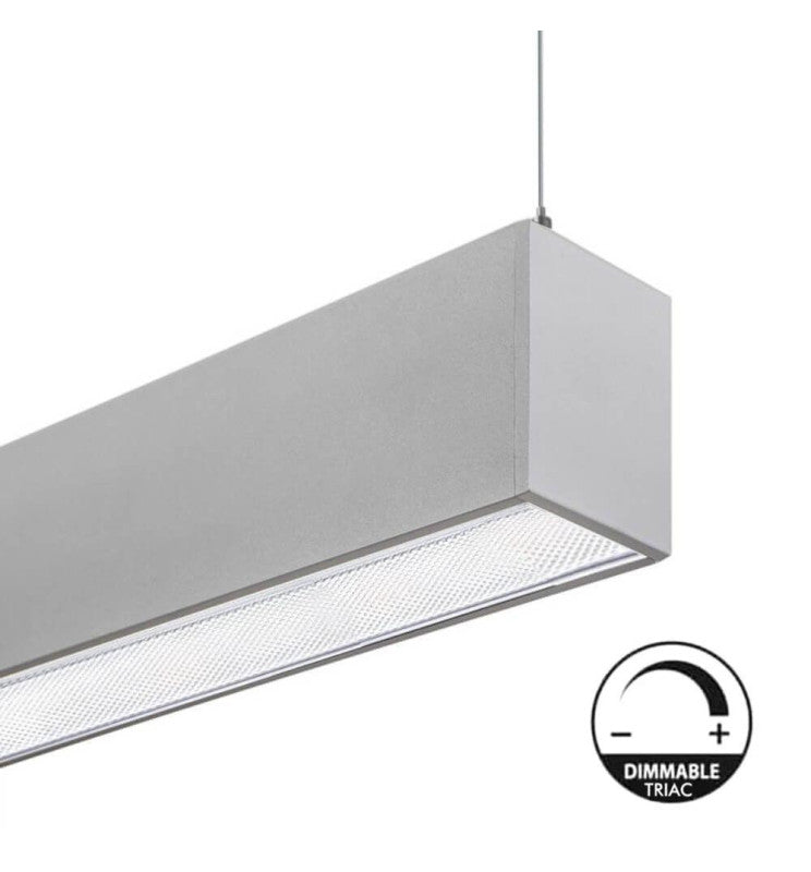 Dimmable MUNICH MINI LED Pendant Light in Silver 0.44m 0.94m 1.44m 1.94m - LED lineal light