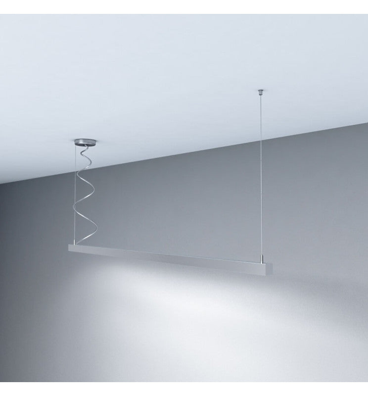 Dimmable MUNICH MINI LED Pendant Light in Silver 0.44m 0.94m 1.44m 1.94m - LED lineal light