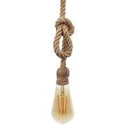 Decorative Pendant Rope Lamp Holder for E27 LED Bulbs - Housing