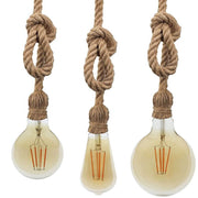 Decorative Pendant Rope Lamp Holder for E27 LED Bulbs - Housing