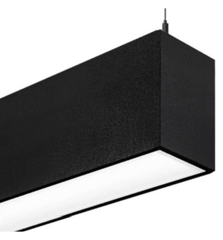 MUNICH LED Pendant Light Black 0.5m 1m 1.5m 2m - Lighting - Linear Lights