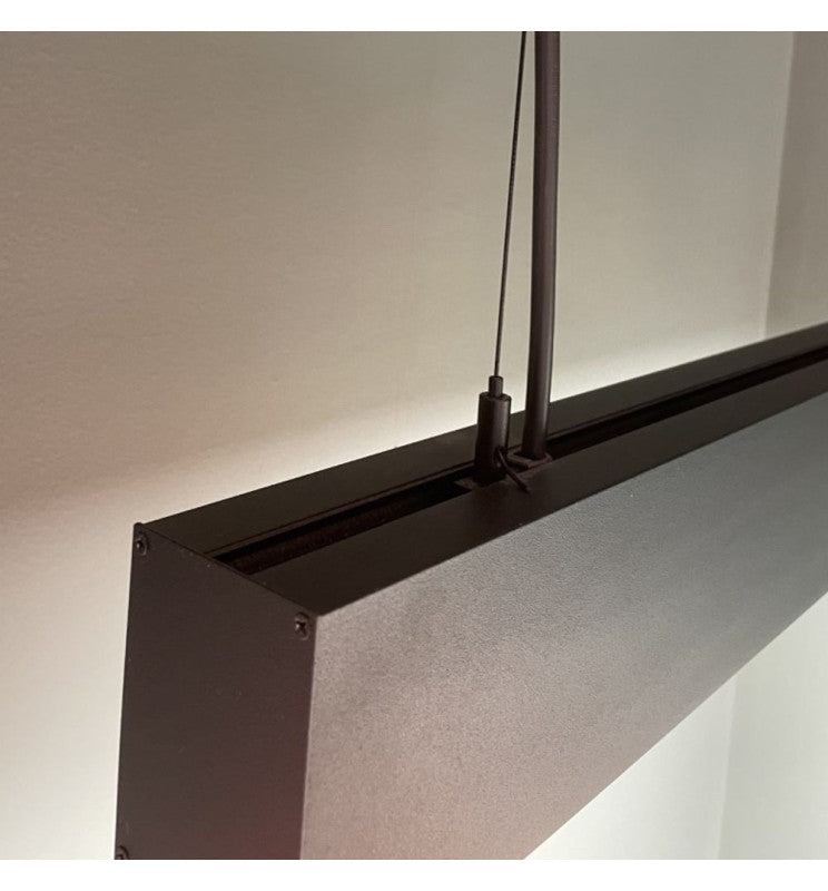 MUNICH LED Pendant Light Black 0.5m 1m 1.5m 2m - Lighting - Linear Lights